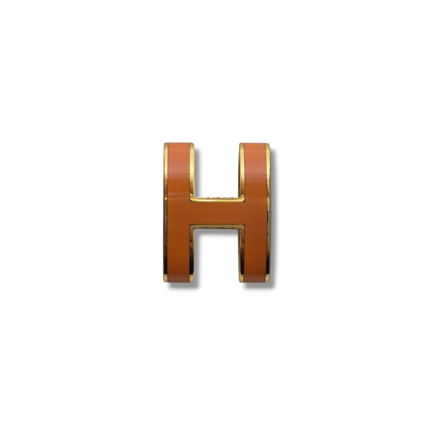 Hermes Necklace Pendant Pop H Ghw (Orange)
