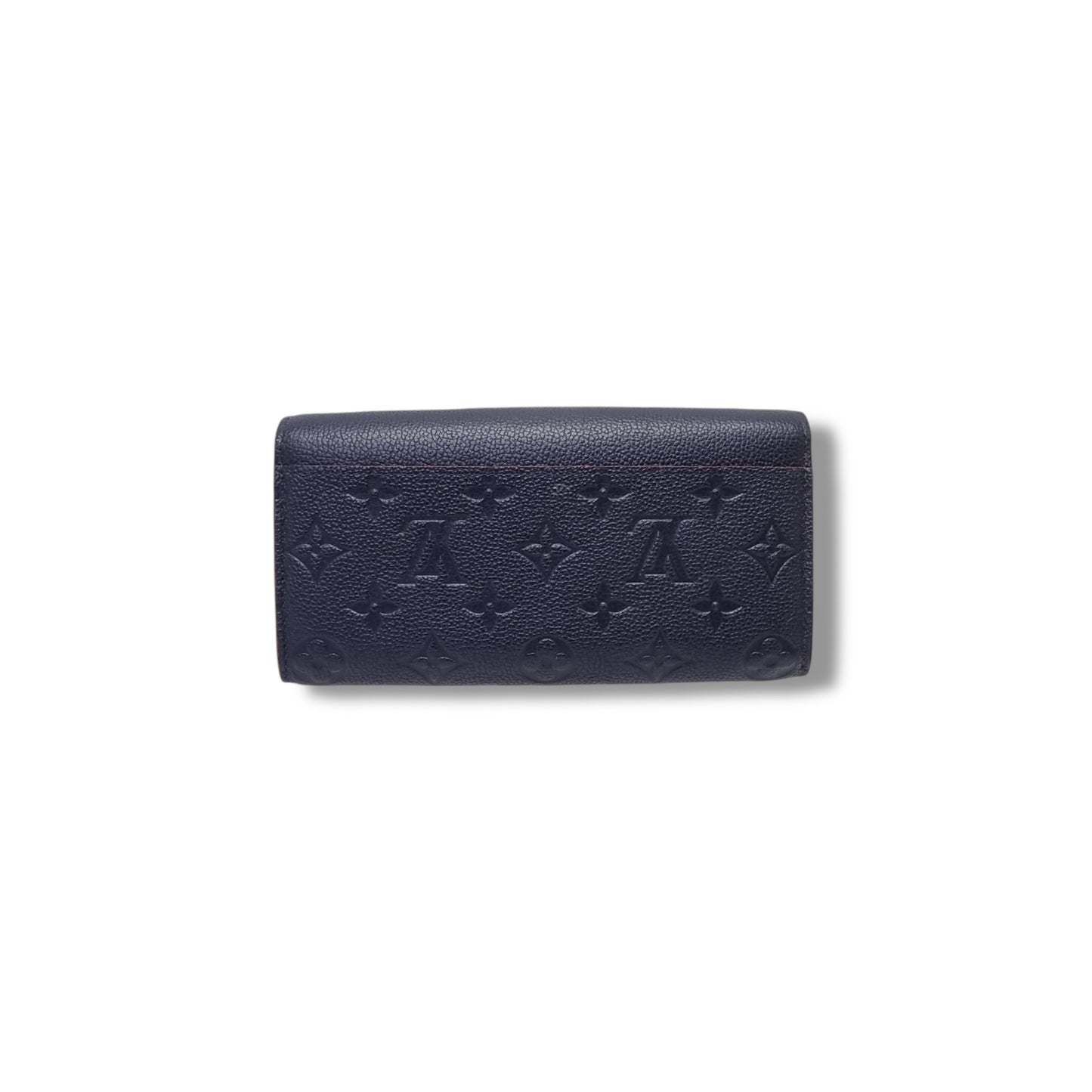 Louis Vuitton Sarah Wallet Monogram Empriente Ghw (Navy Blue)