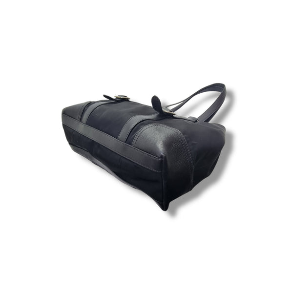 Prada BR3049 Nylon Shoulder Bag Ghw (Black)