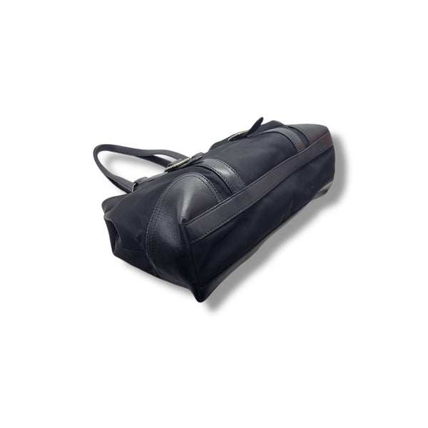 Prada BR3049 Nylon Shoulder Bag Ghw (Black)