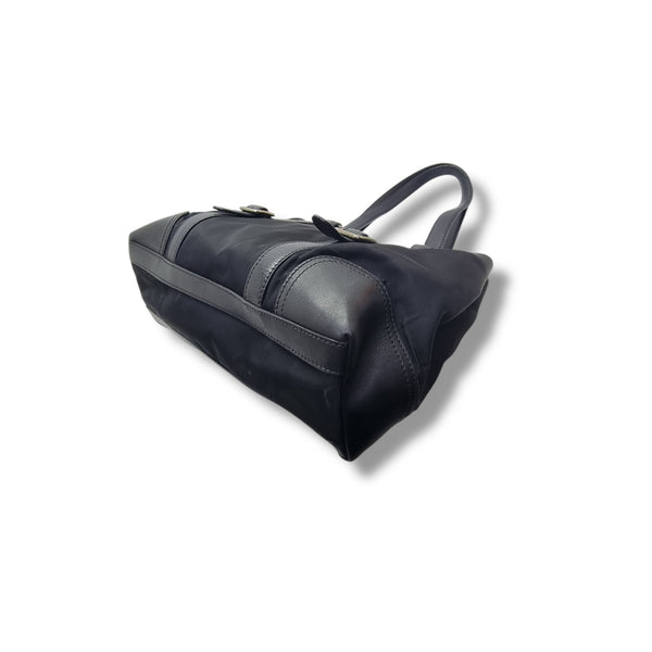 Prada BR3049 Nylon Shoulder Bag Ghw (Black)