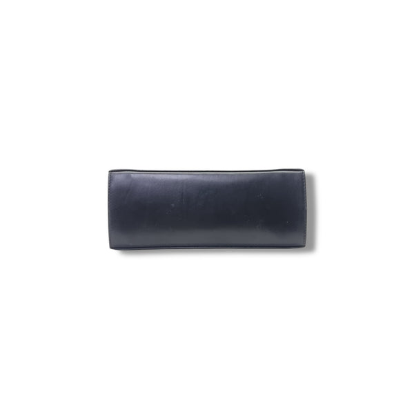 Salvatore Ferragamo Iconic Gancini Leather Tote Black Ghw