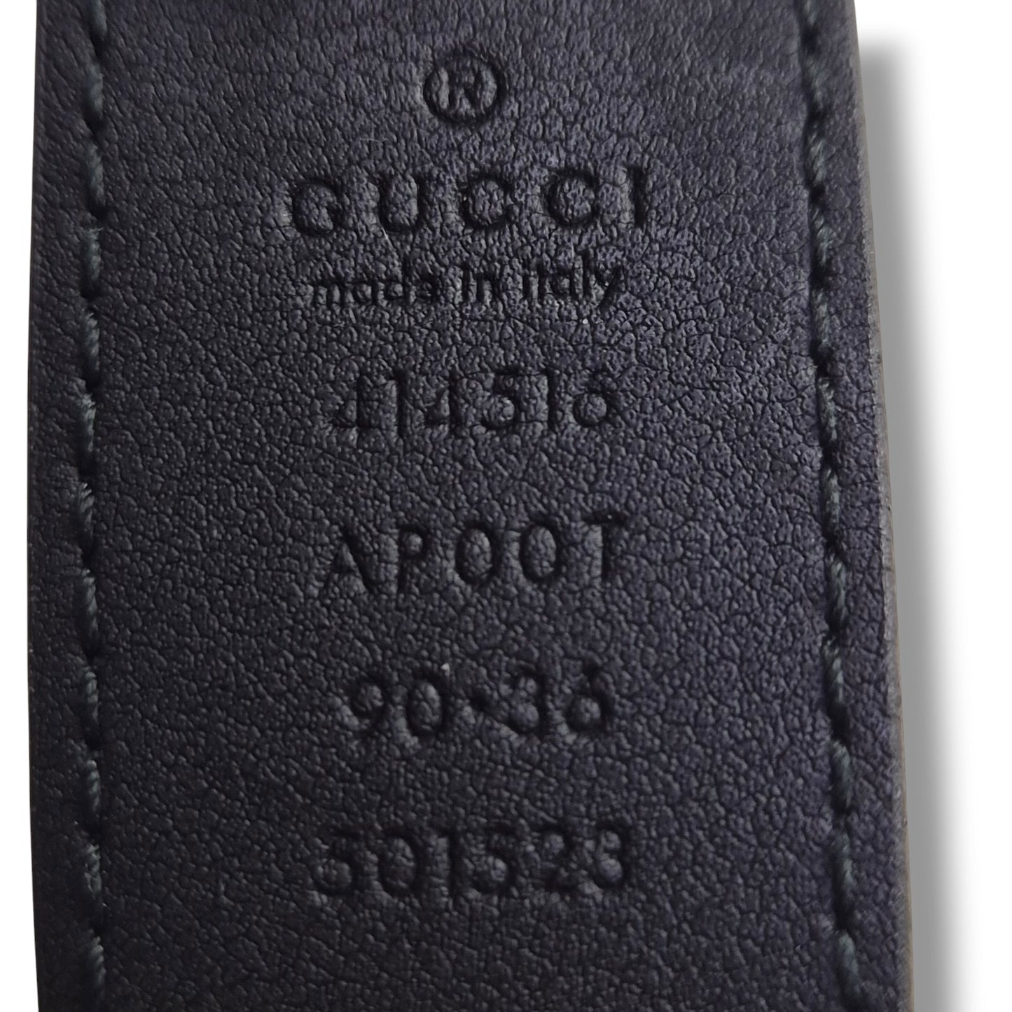 Gucci GG Marmont Leather Belt Ghw (Black)