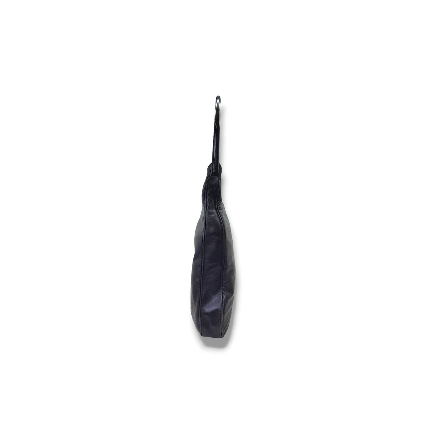 Prada Vintage Soft Leather Hobo Bag (Black)