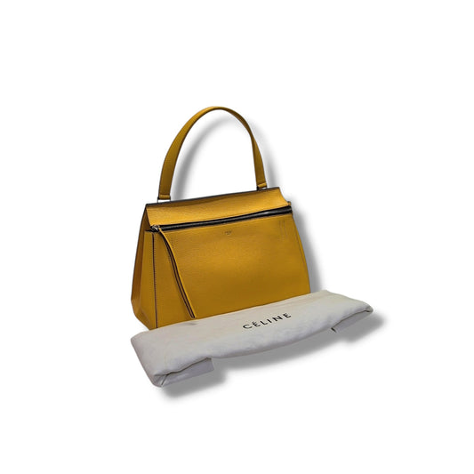 Celine Edge Leather Bag Shw  (Saffron Yellow)
