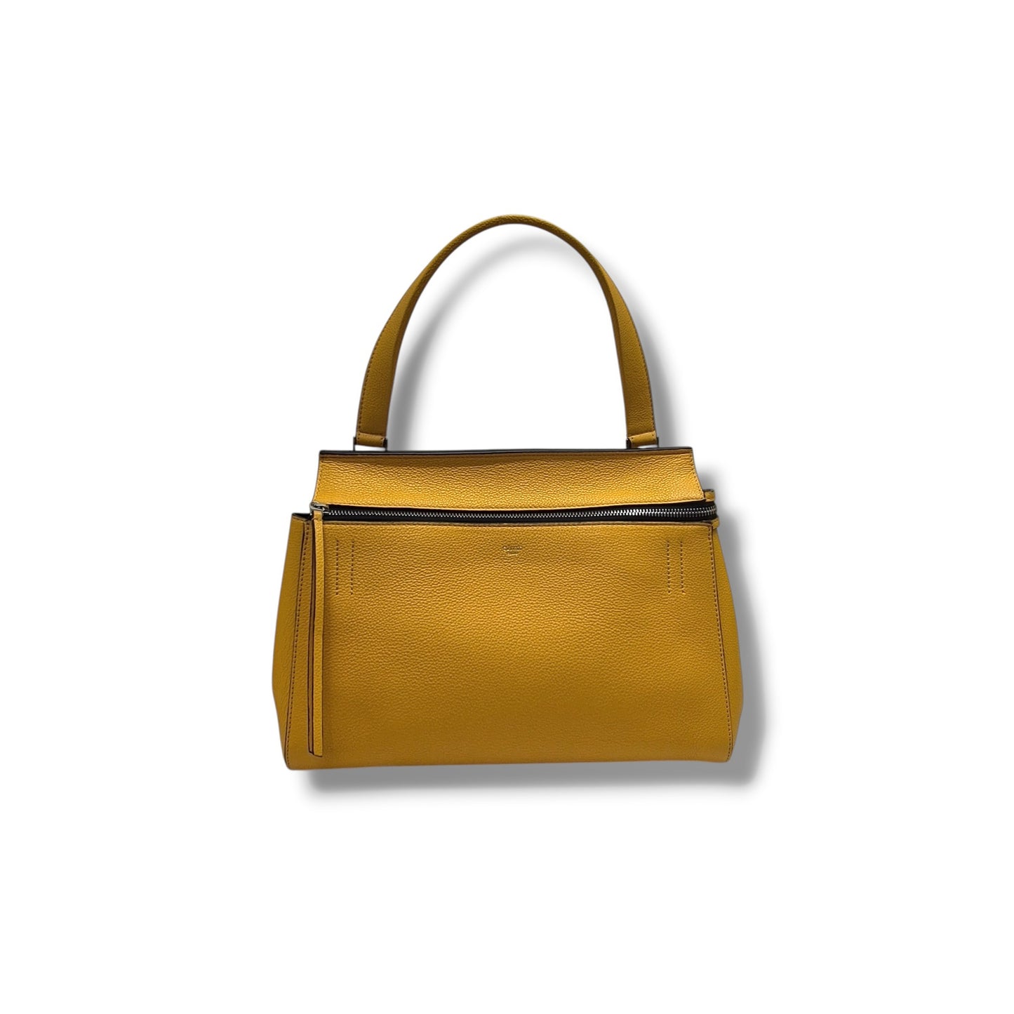 Celine Edge Leather Bag Shw  (Saffron Yellow)