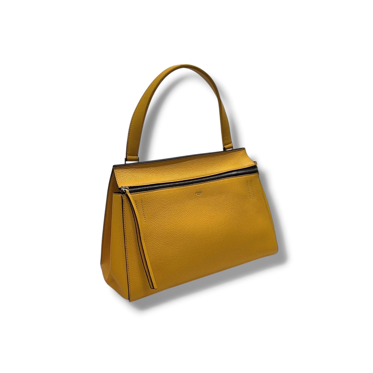 Celine Edge Leather Bag Shw  (Saffron Yellow)
