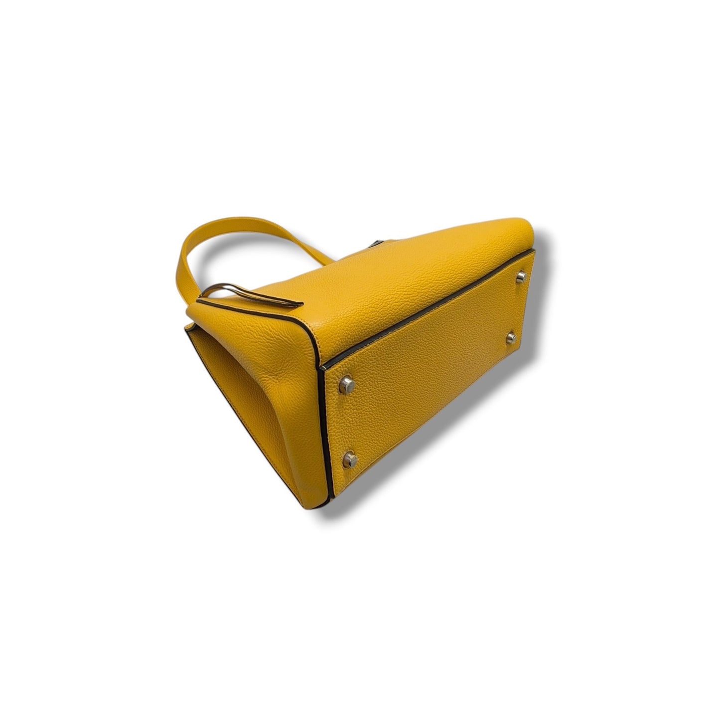 Celine Edge Leather Bag Shw  (Saffron Yellow)