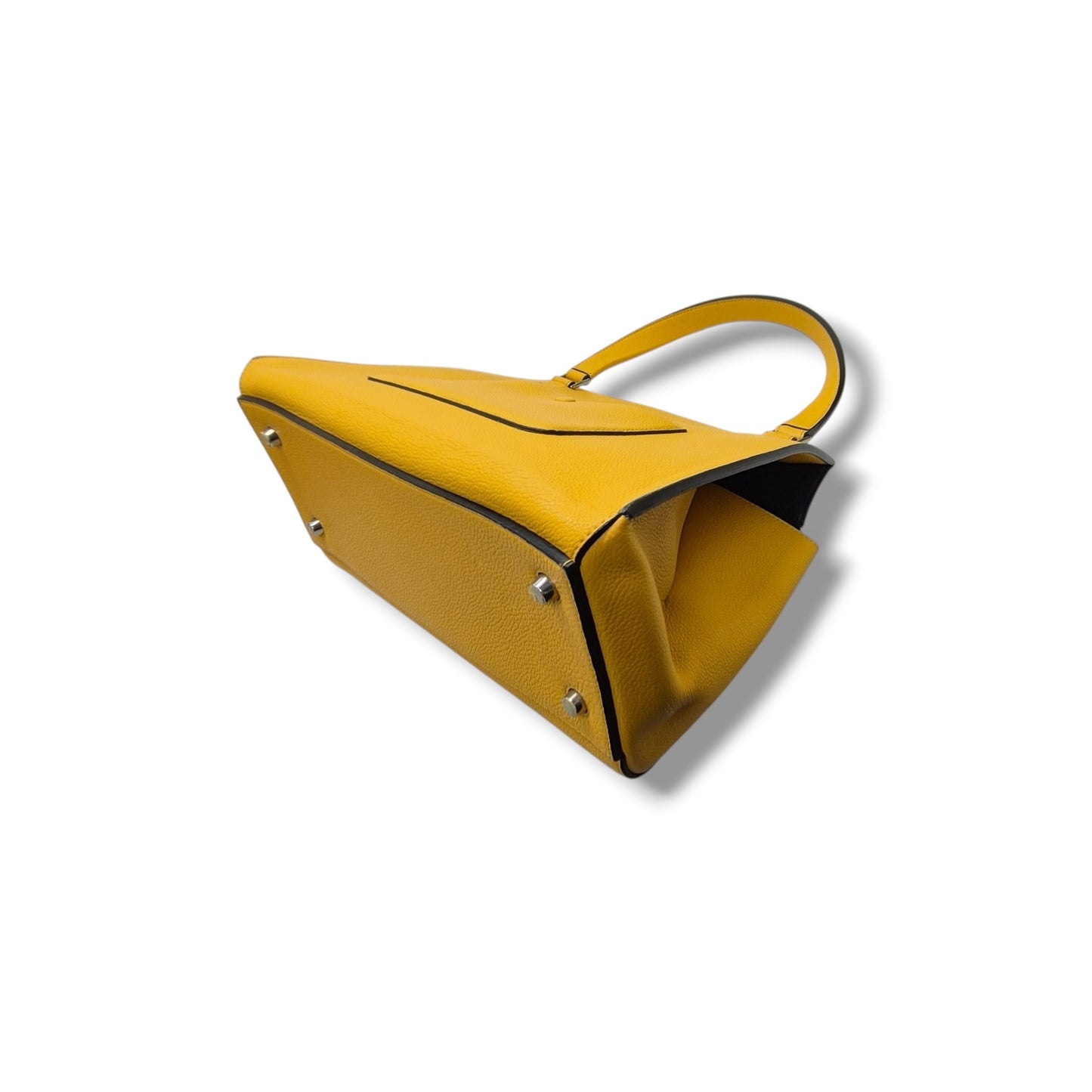 Celine Edge Leather Bag Shw  (Saffron Yellow)