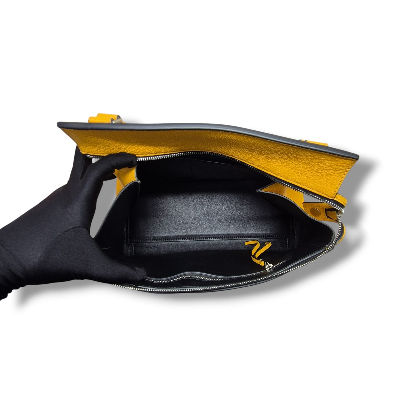 Celine Edge Leather Bag Shw  (Saffron Yellow)