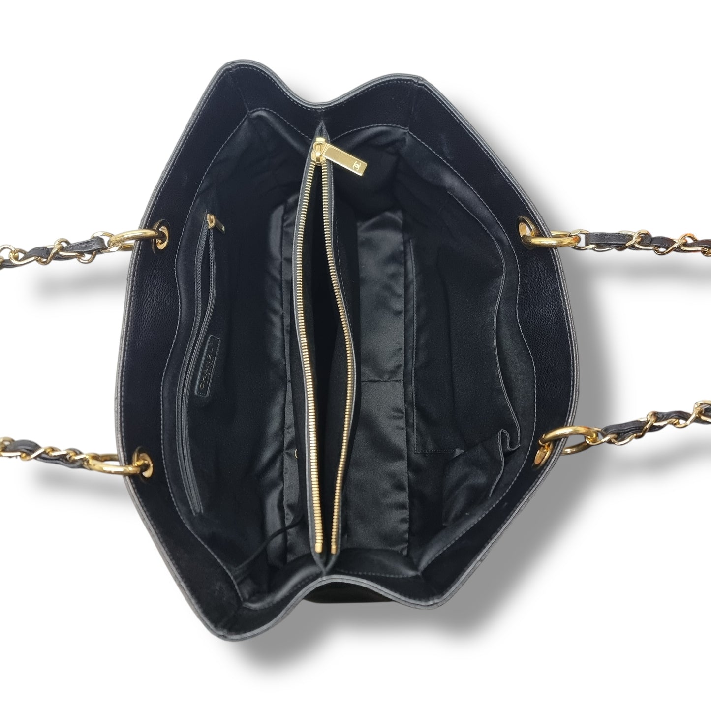 Chanel GST Xtra Large Caviar Ghw (Black)