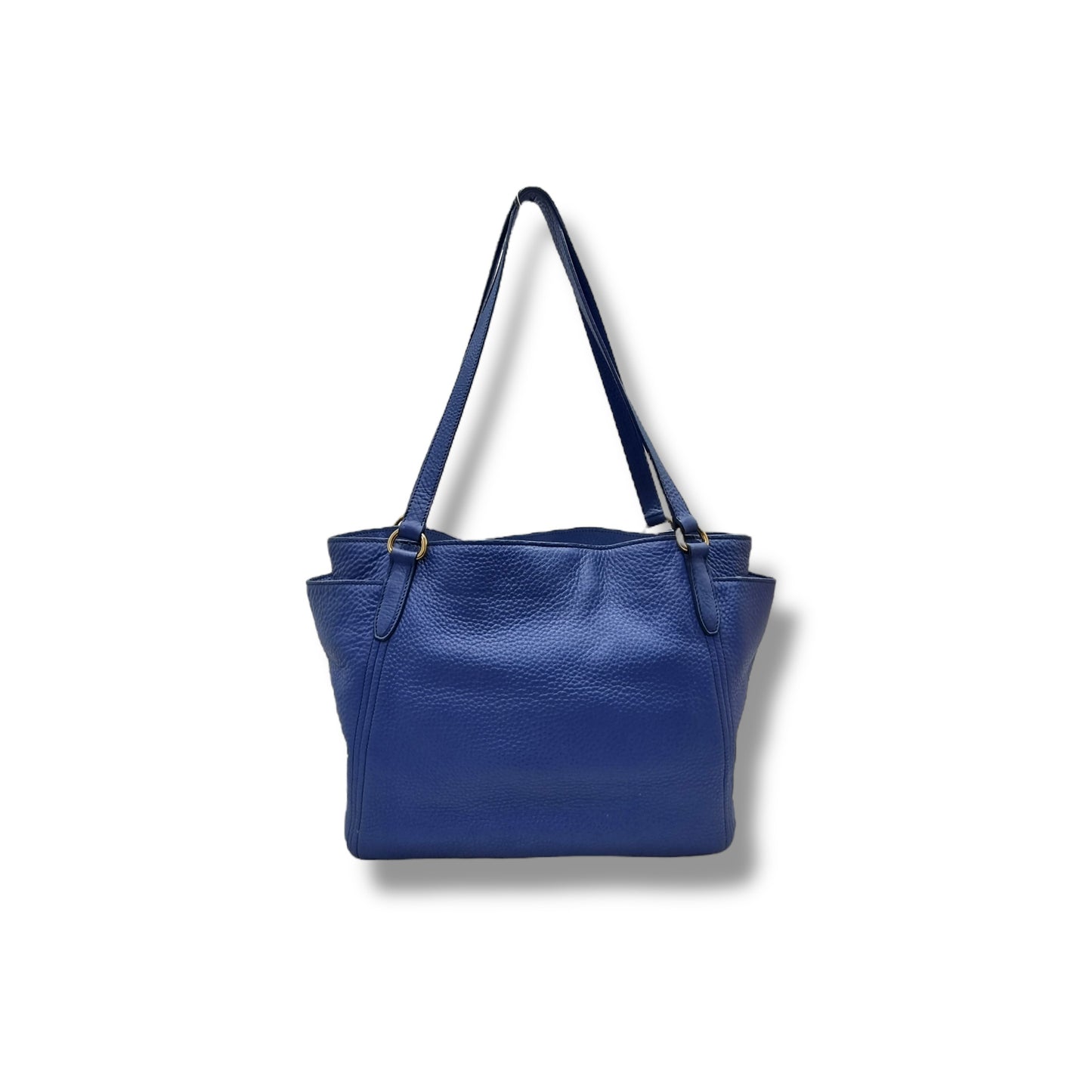 Prada BR4970 Vitello Daino Leather Shoulder Bag Ghw (Cobalto-Blue)