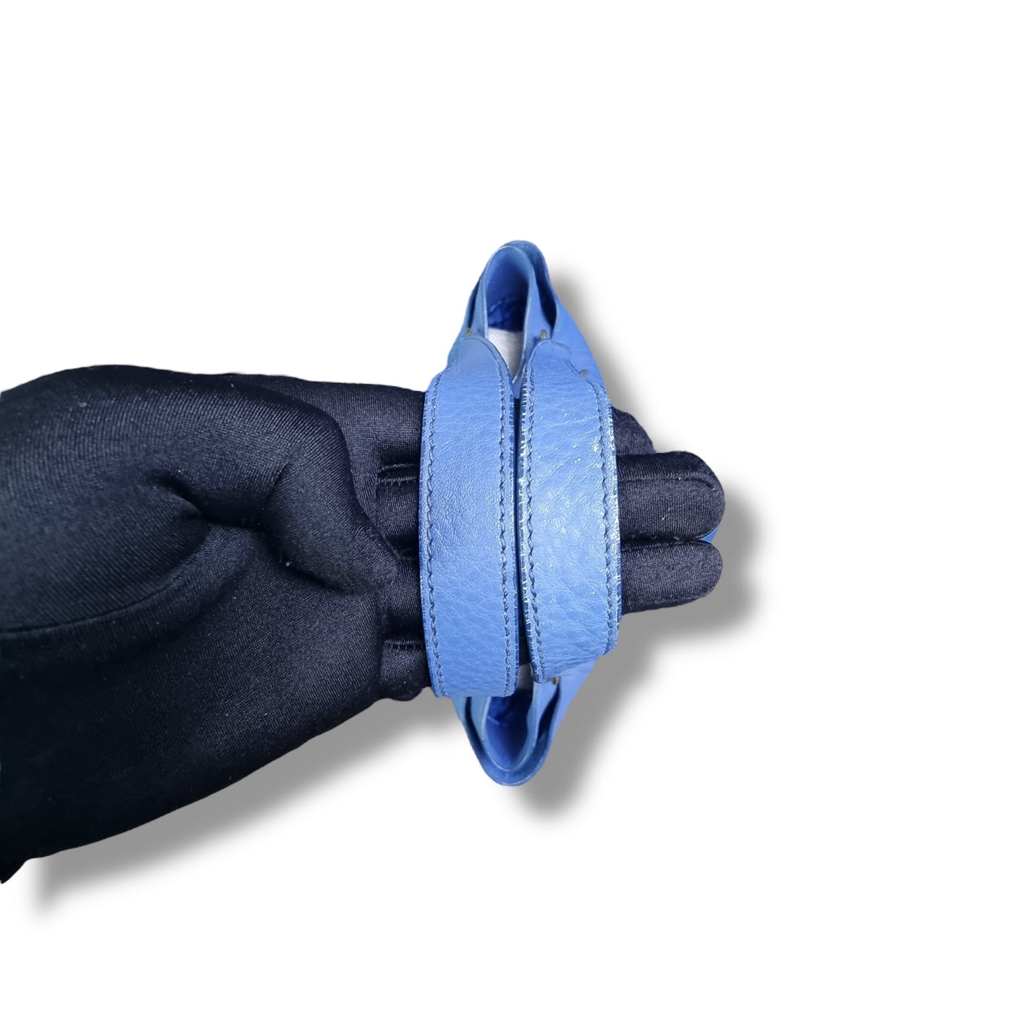 Prada BR4970 Vitello Daino Leather Shoulder Bag Ghw (Cobalto-Blue)