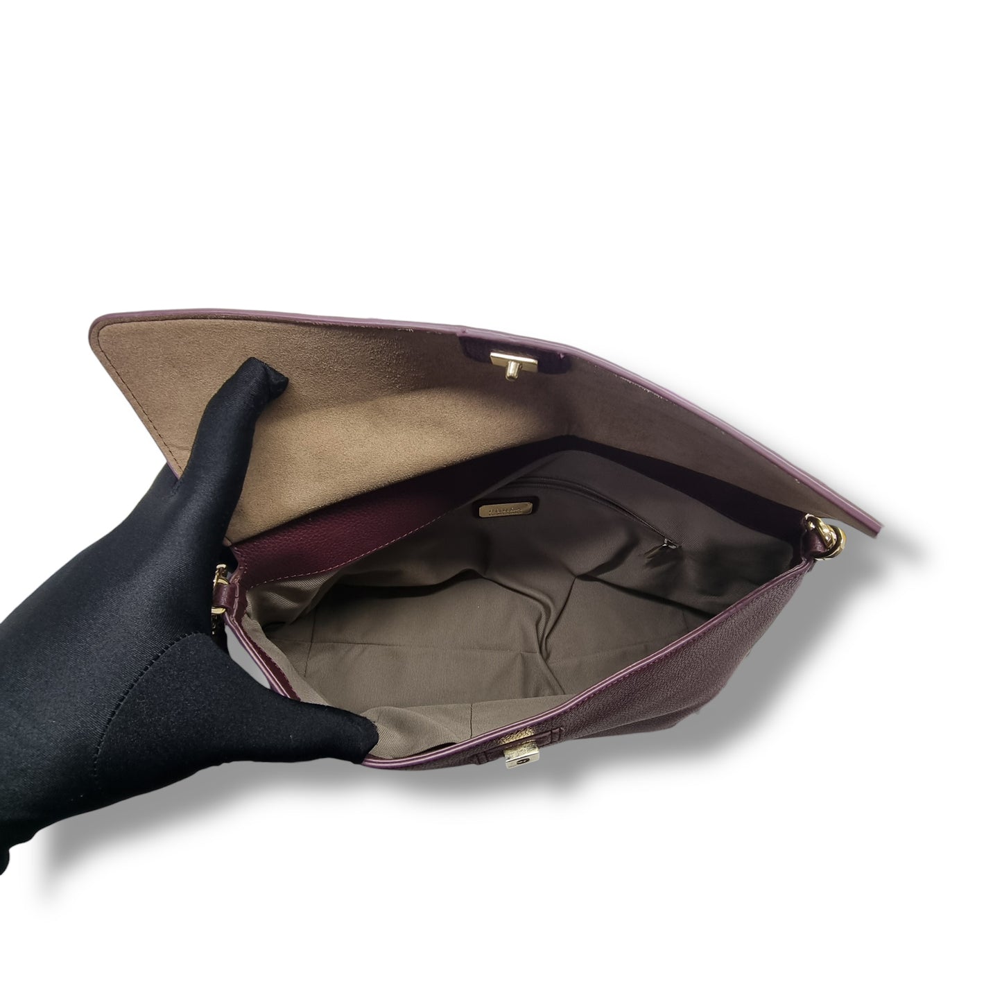 Furla Niki Top Handle Leather Satchel Ghw (Burgundy)