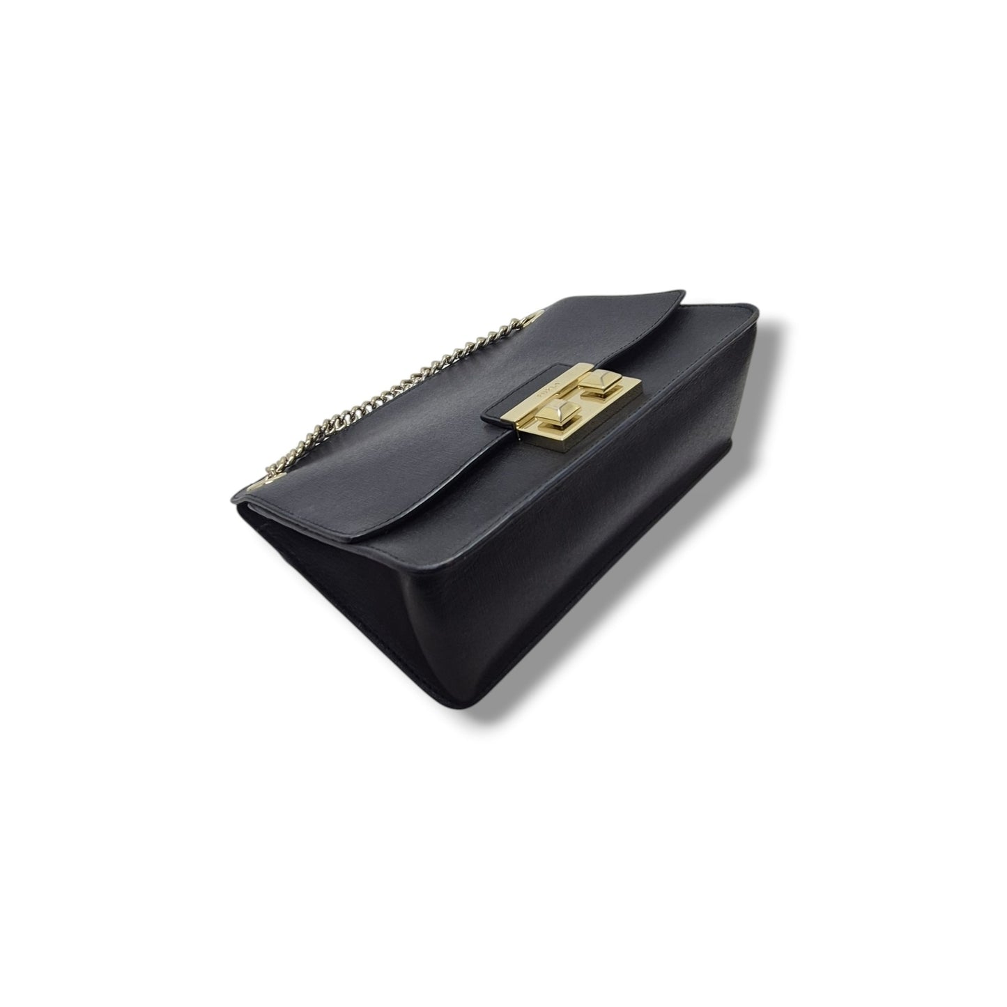Furla Bella Leather Crossbody Ghw (Black)