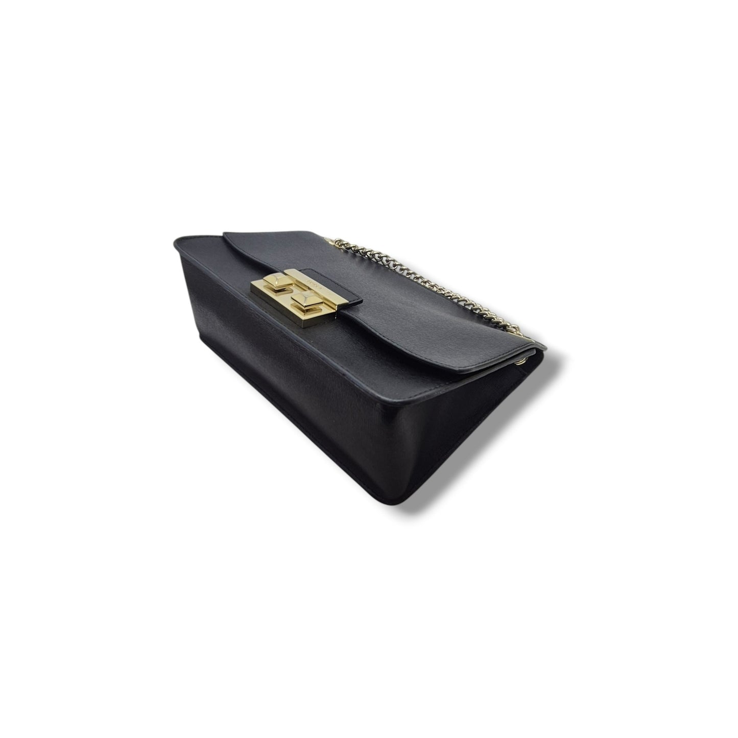 Furla Bella Leather Crossbody Ghw (Black)