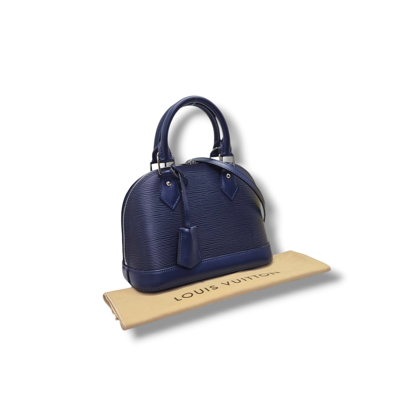 Louis Vuitton	Alma BB Epi Indigo Blue Shw