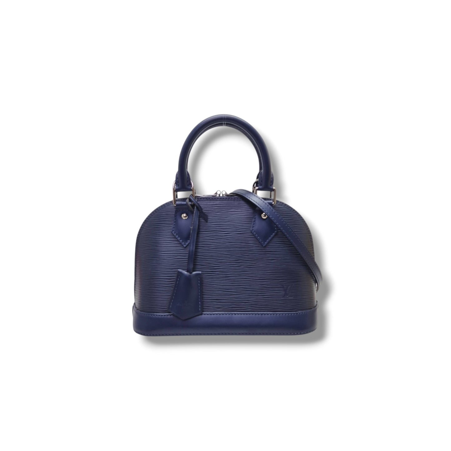 Louis Vuitton	Alma BB Epi Indigo Blue Shw