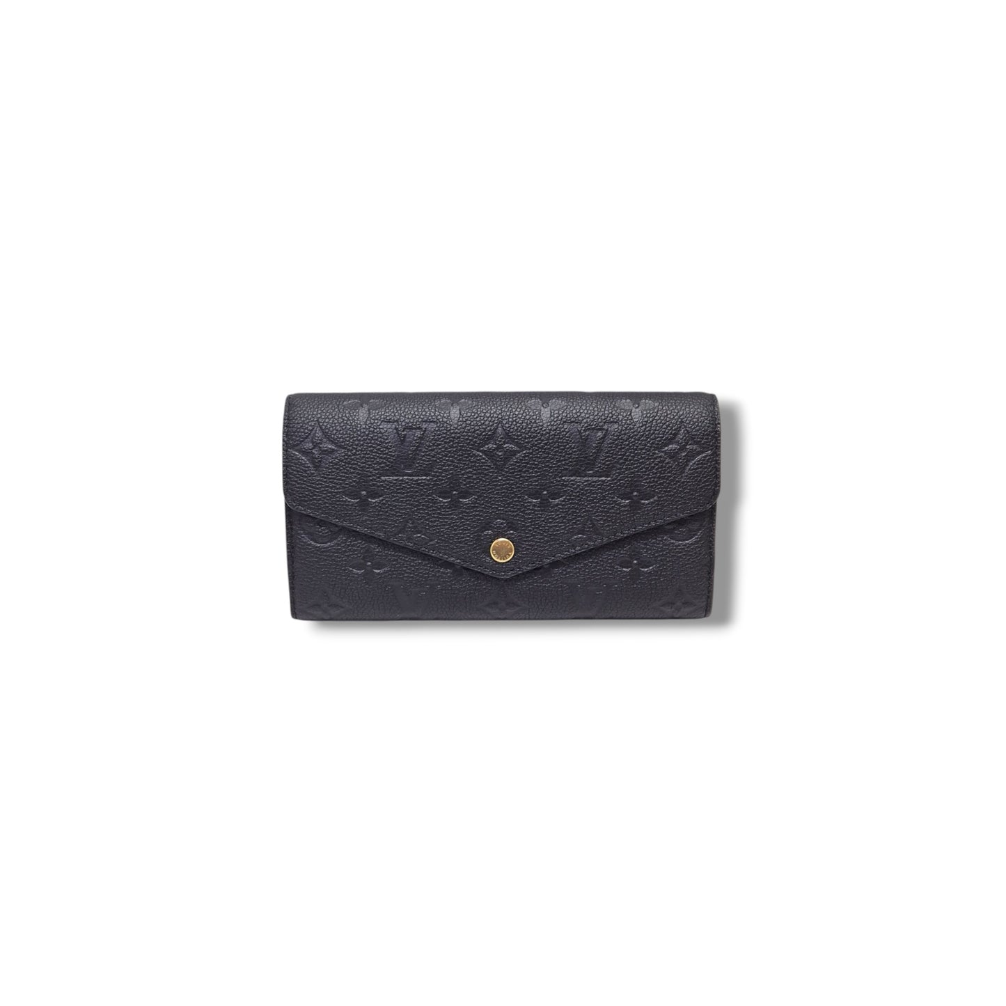 Louis Vuitton Sarah Wallet Monogram Empriente Ghw (Black)