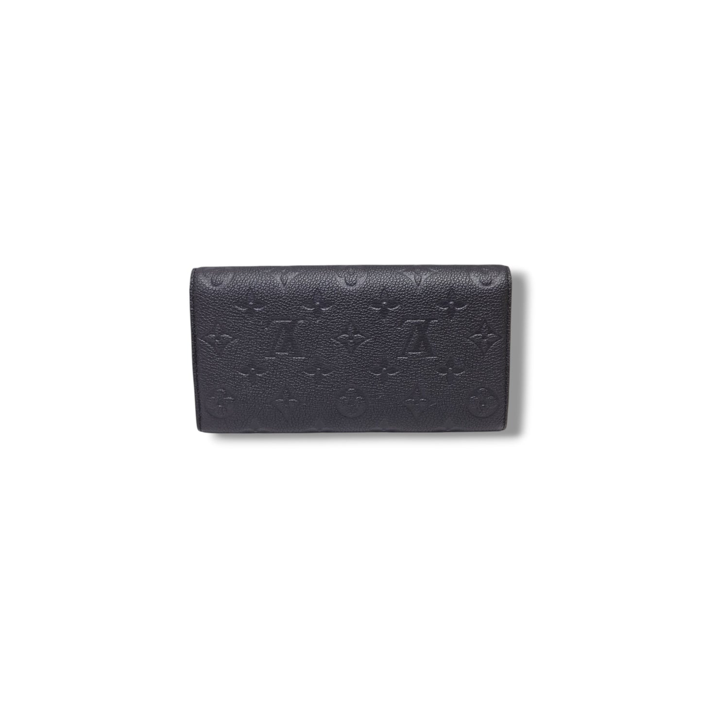 Louis Vuitton Sarah Wallet Monogram Empriente Ghw (Black)