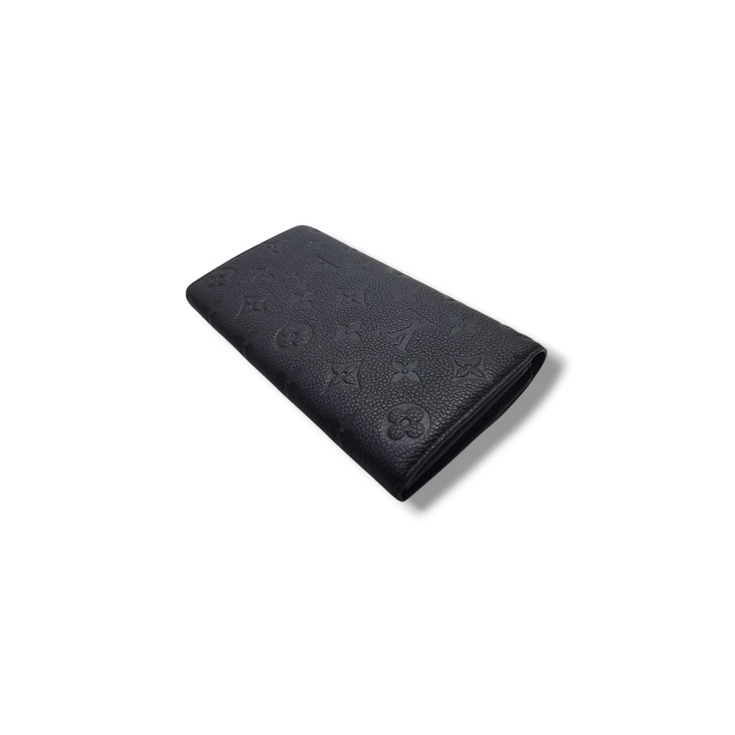 Louis Vuitton Sarah Wallet Monogram Empriente Ghw (Black)
