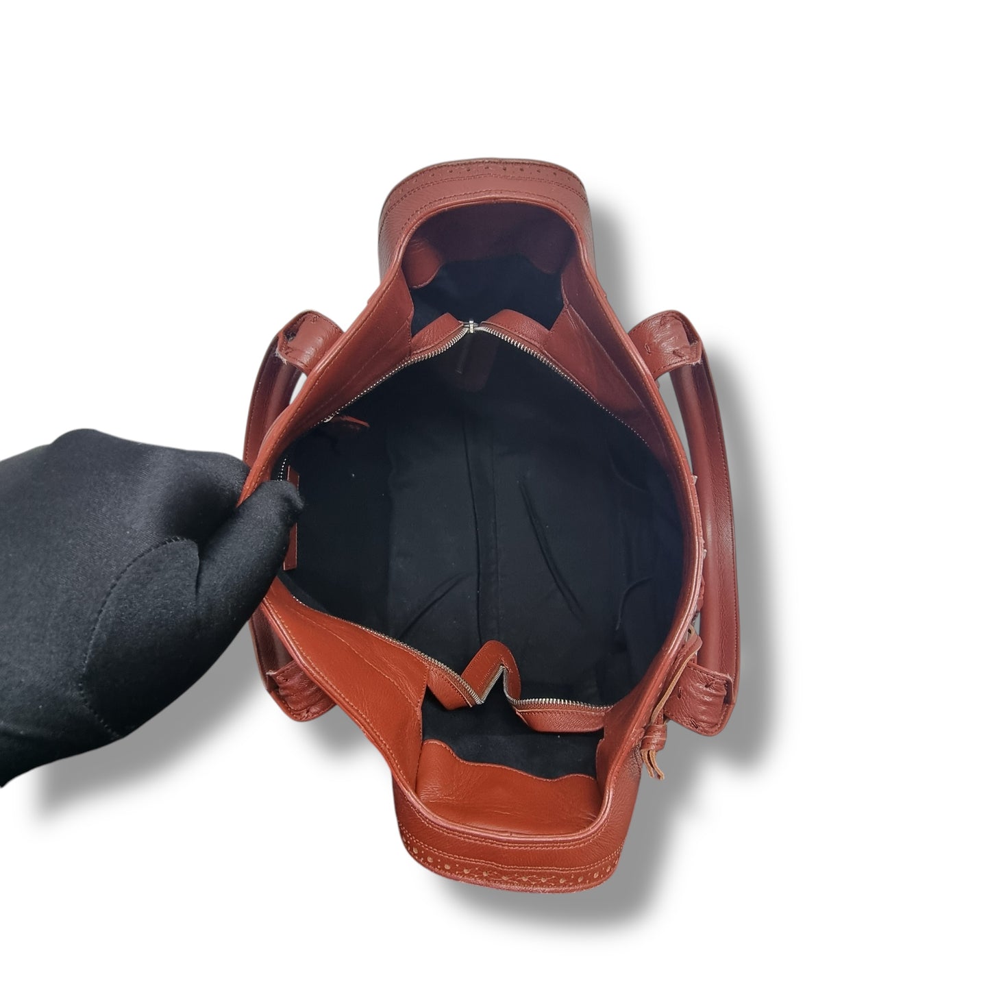 Balenciaga Agneau Classic Velo Lambskin Tote Shw (Brown)