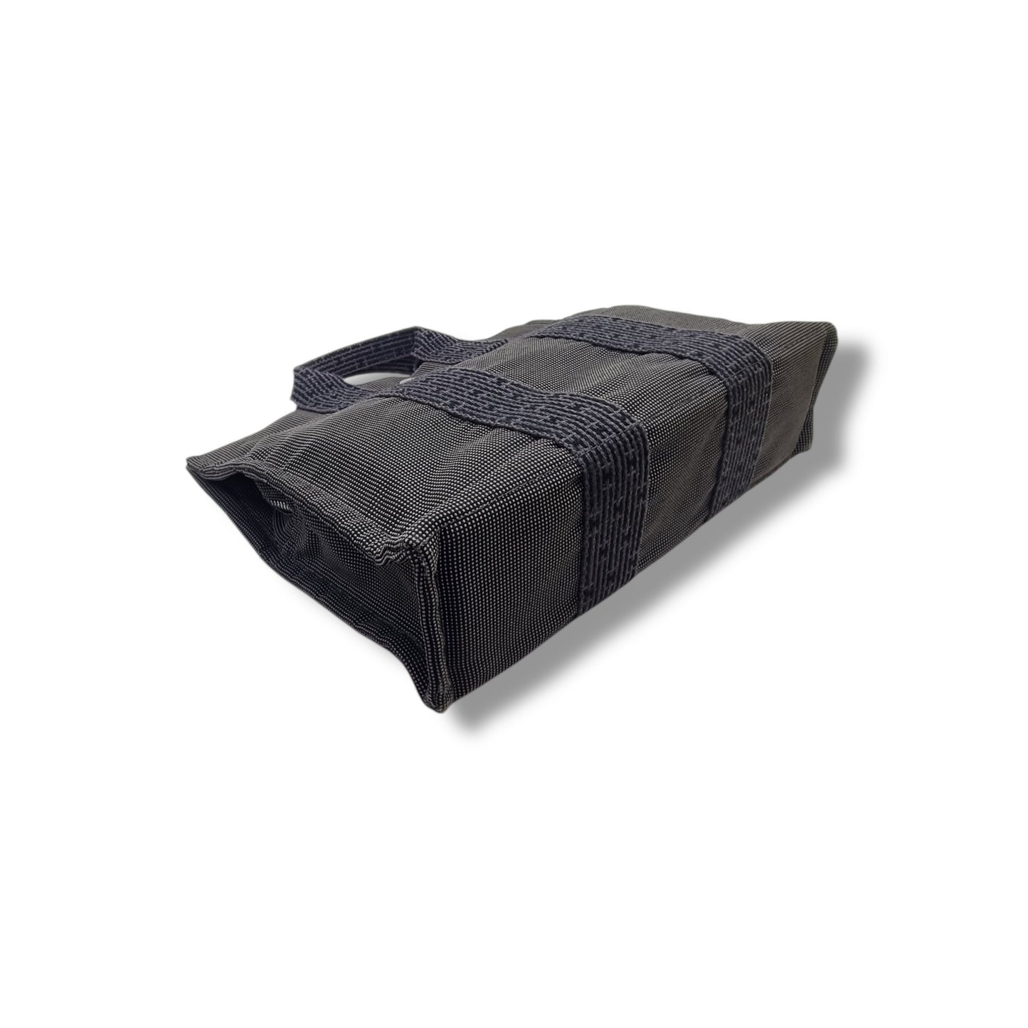 Hermes Fourre Tout PM Canvas Top Handle Shw ( Grey)