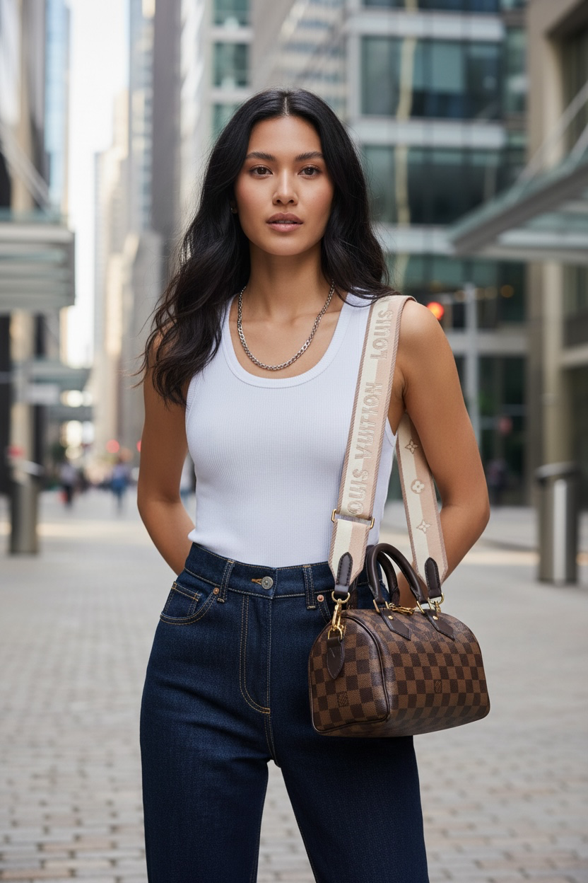 Louis Vuitton Speedy 20B Damier Ebene Ghw