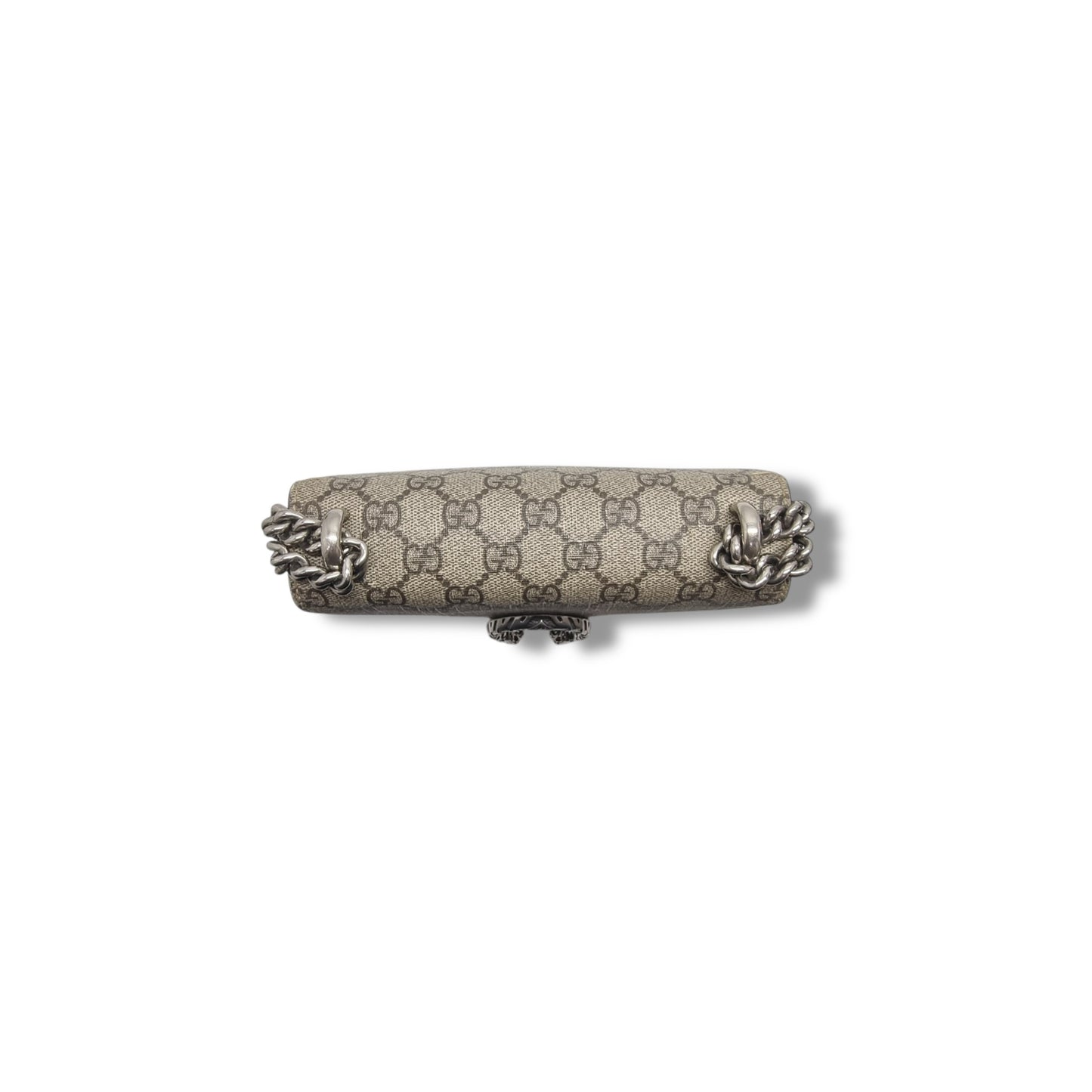 Gucci GG Supreme Dionysus Small Leather Crossbody Shw (Beige/Brown)