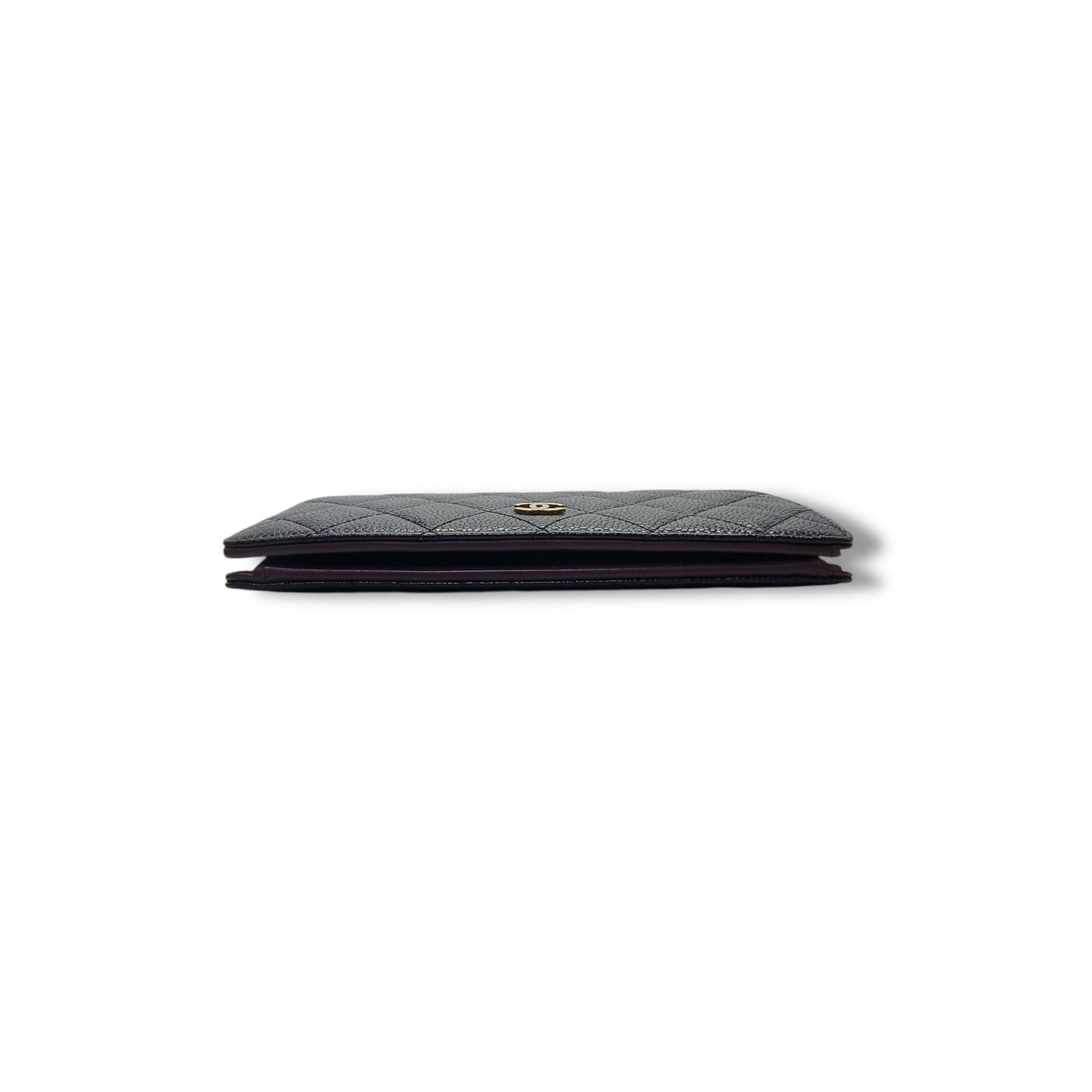 Chanel Bifold Wallet Caviar Ghw (Black)