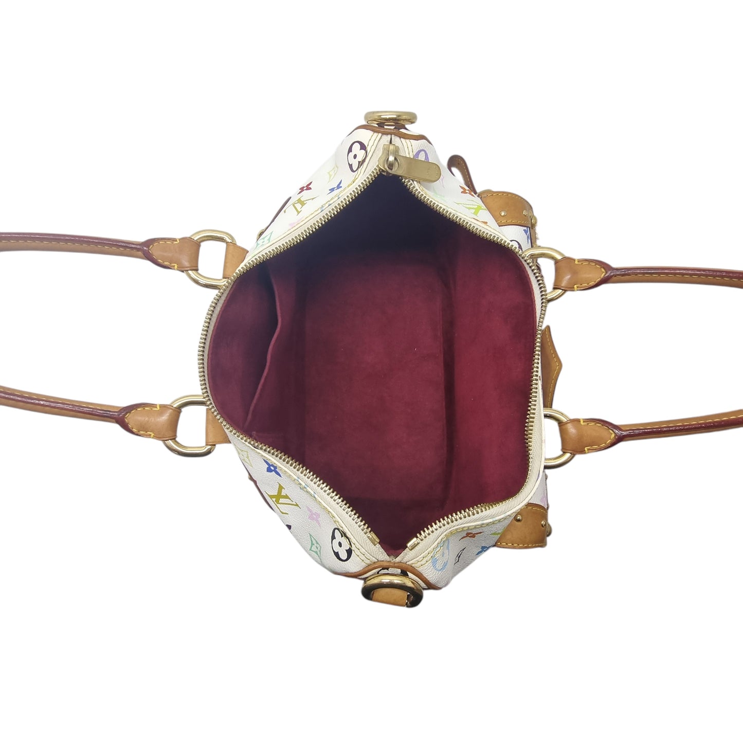 Louis Vuitton Rita Takashi Murakami Monogram Multicolor White Ghw