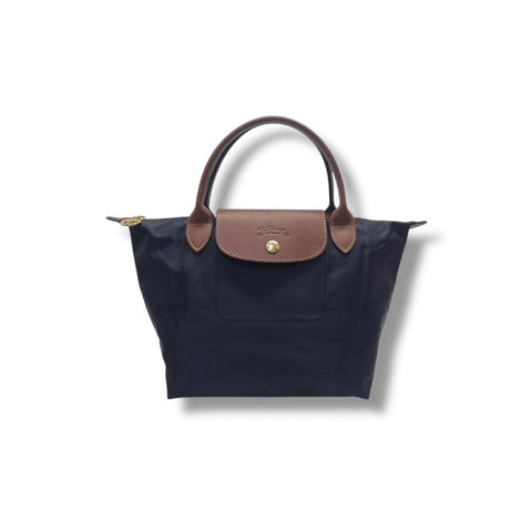 Longchamp Le Pliage Original S Recycled Polyamide Canvas Ghw (Black)