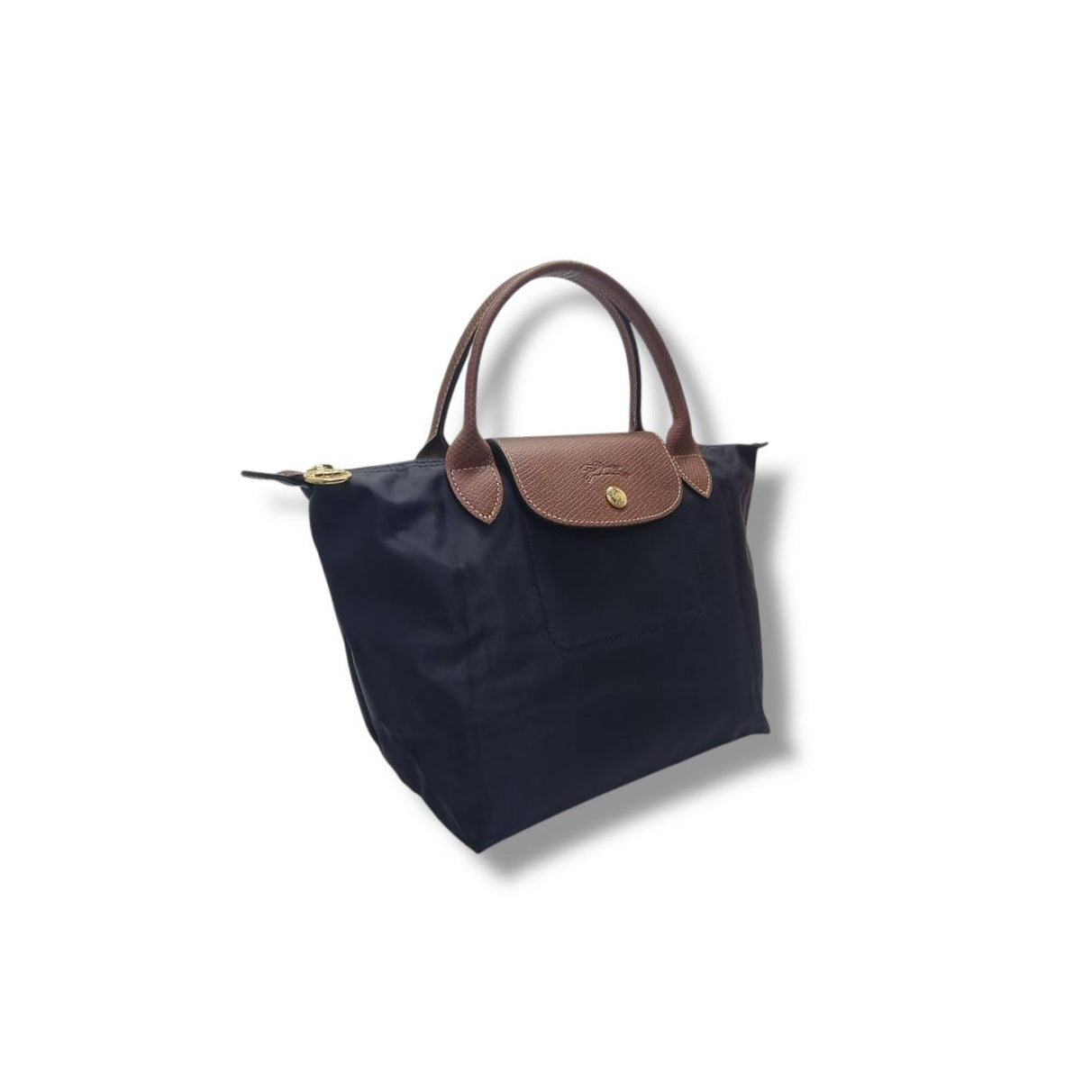 Longchamp Le Pliage Original S Recycled Polyamide Canvas Ghw (Black)
