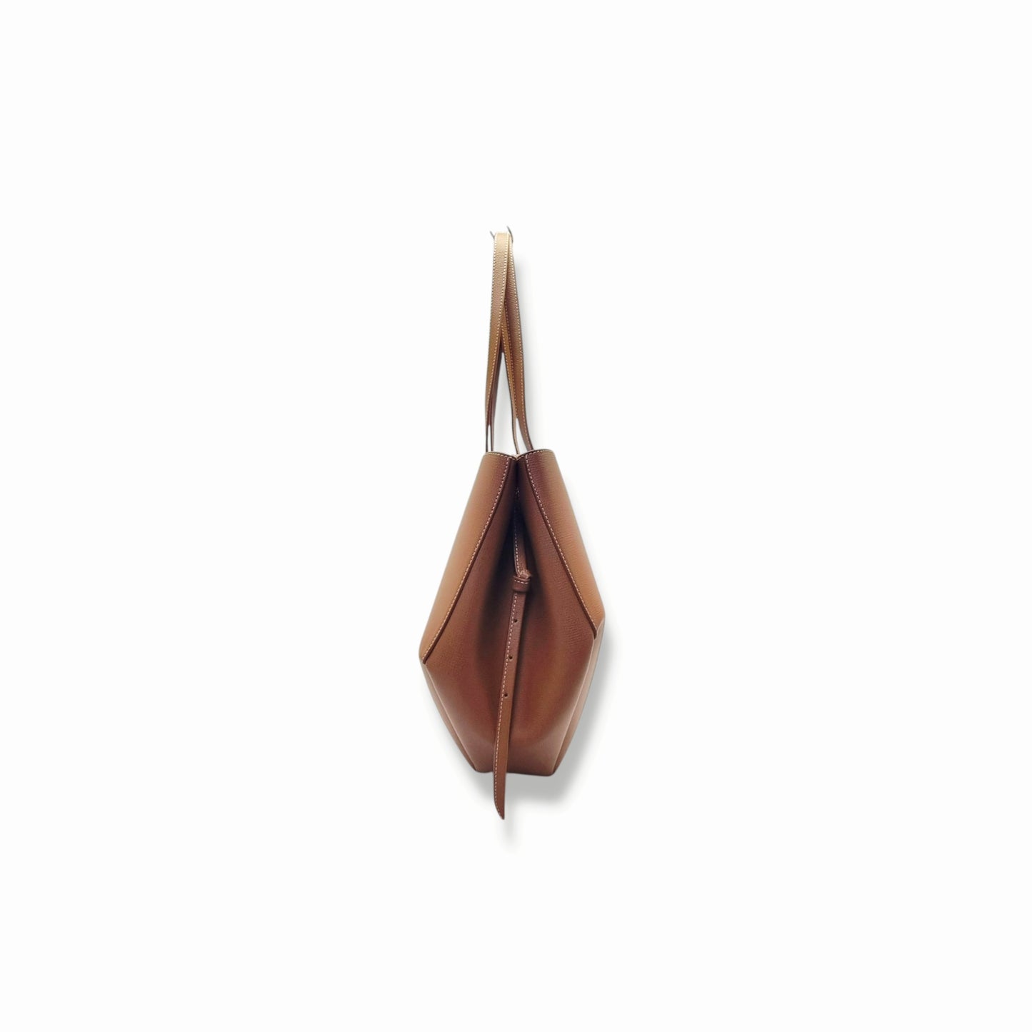 Polene Cyme Mini Leather Shoulder Bag Ghw (Camel)