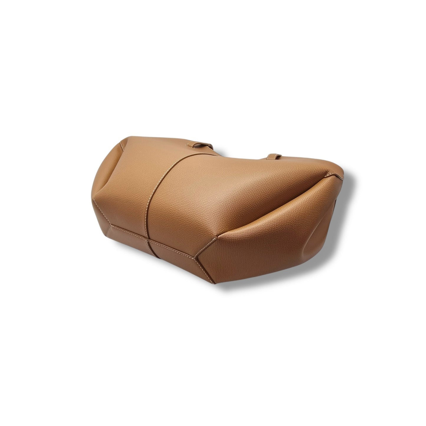 Polene Cyme Mini Leather Shoulder Bag Ghw (Camel)