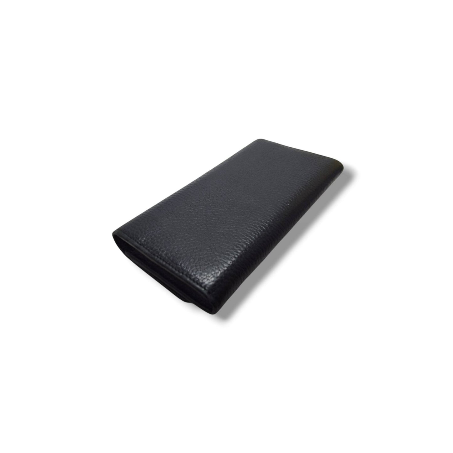Gucci GG Marmont Continental Wallet Ghw (Black)