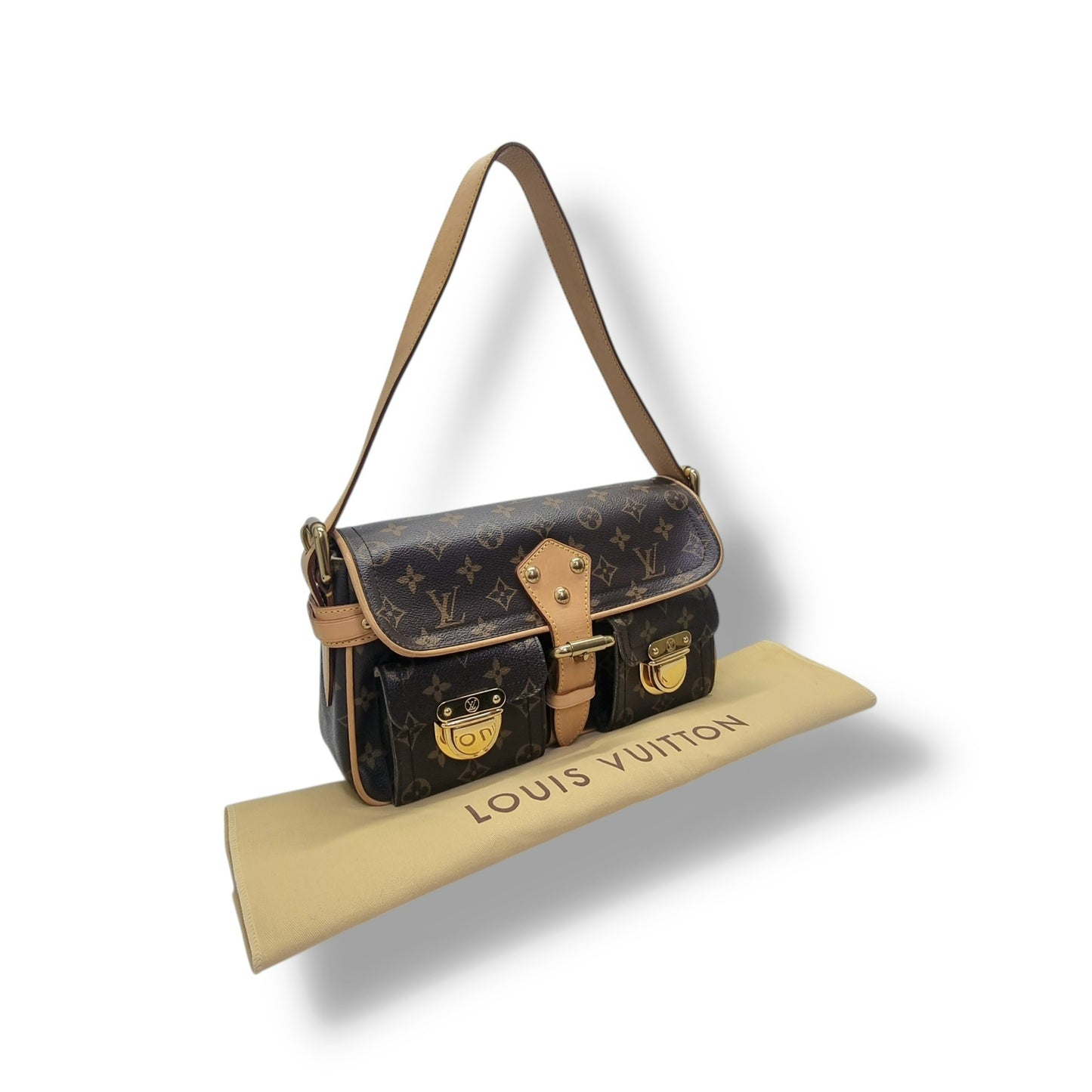 Louis Vuitton Hudson PM Monogram Ghw