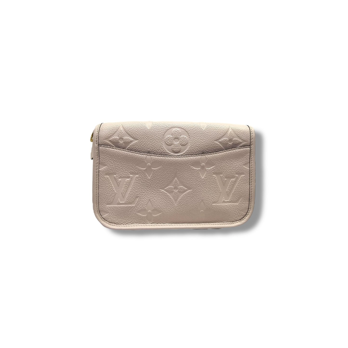 Louis Vuitton Diane PM Monogram Empreinte Creme Ghw