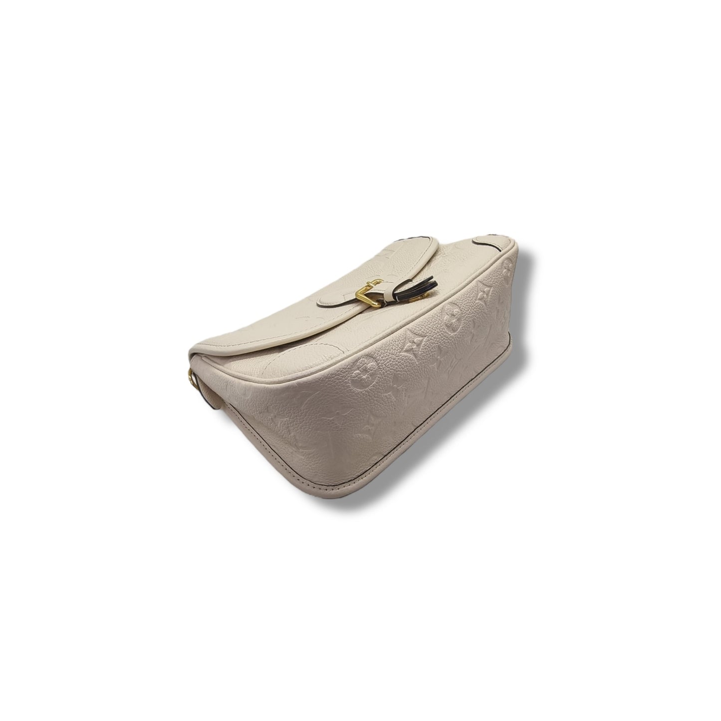 Louis Vuitton Diane PM Monogram Empreinte Creme Ghw
