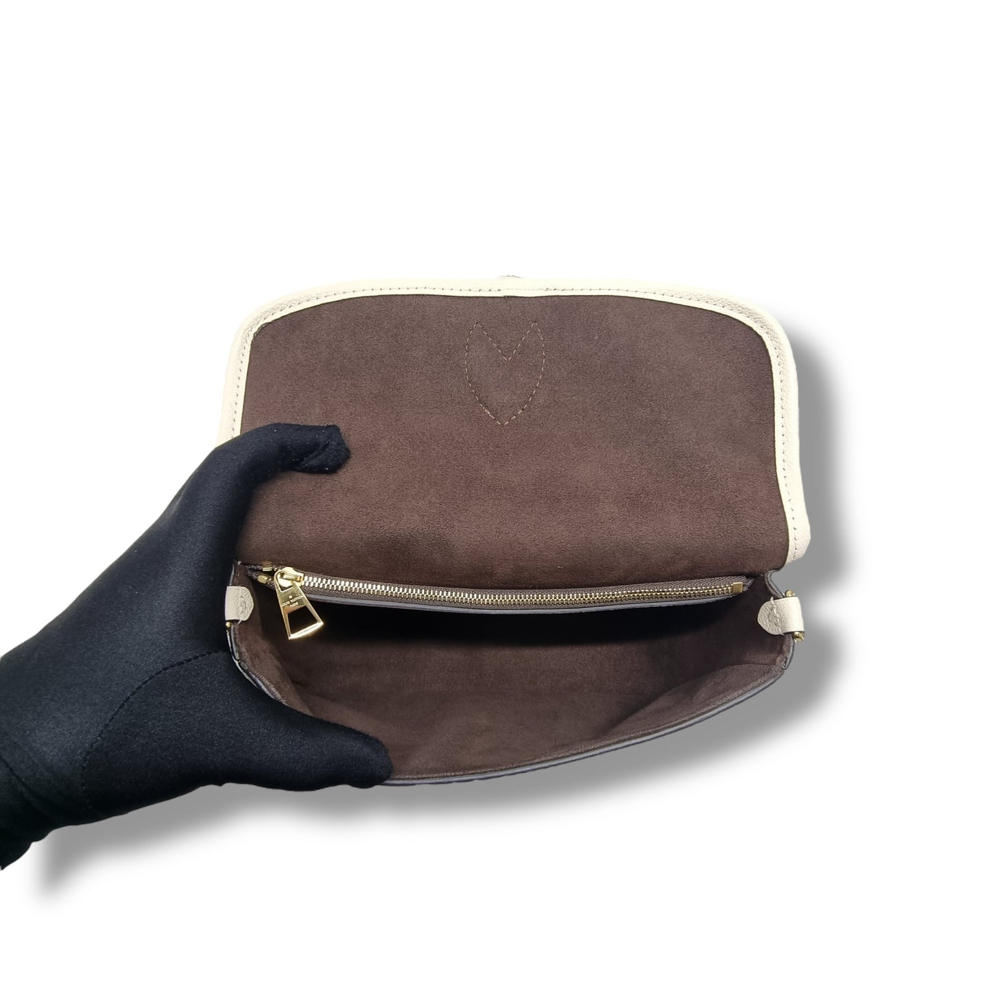 Louis Vuitton Diane PM Monogram Empreinte Creme Ghw