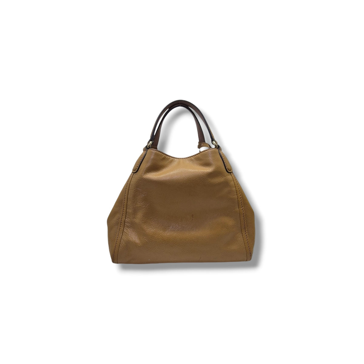 Gucci Soho GG Interlocking Small Leather Tote Ghw (Light Brown)