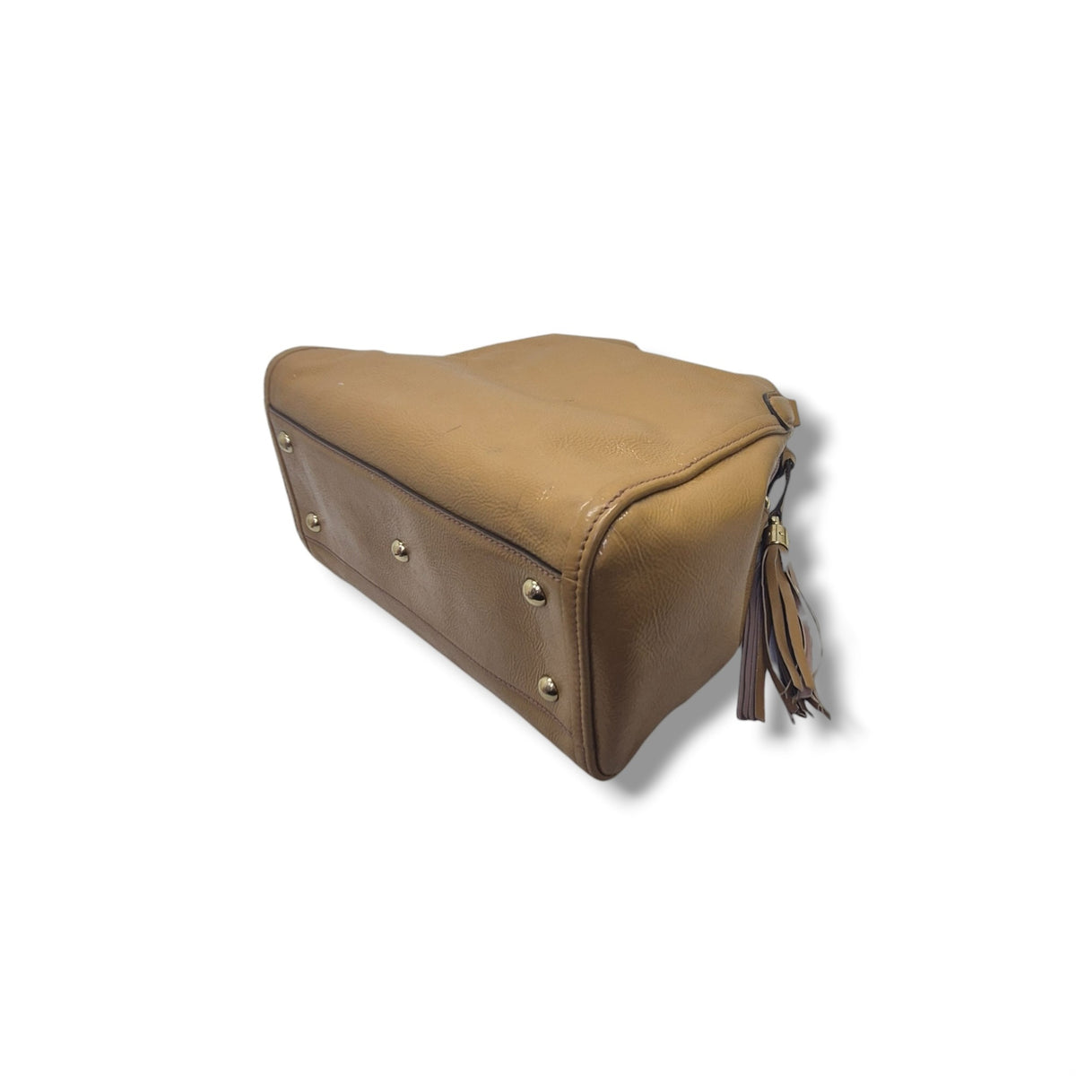 Gucci Soho GG Interlocking Small Leather Tote Ghw (Light Brown)