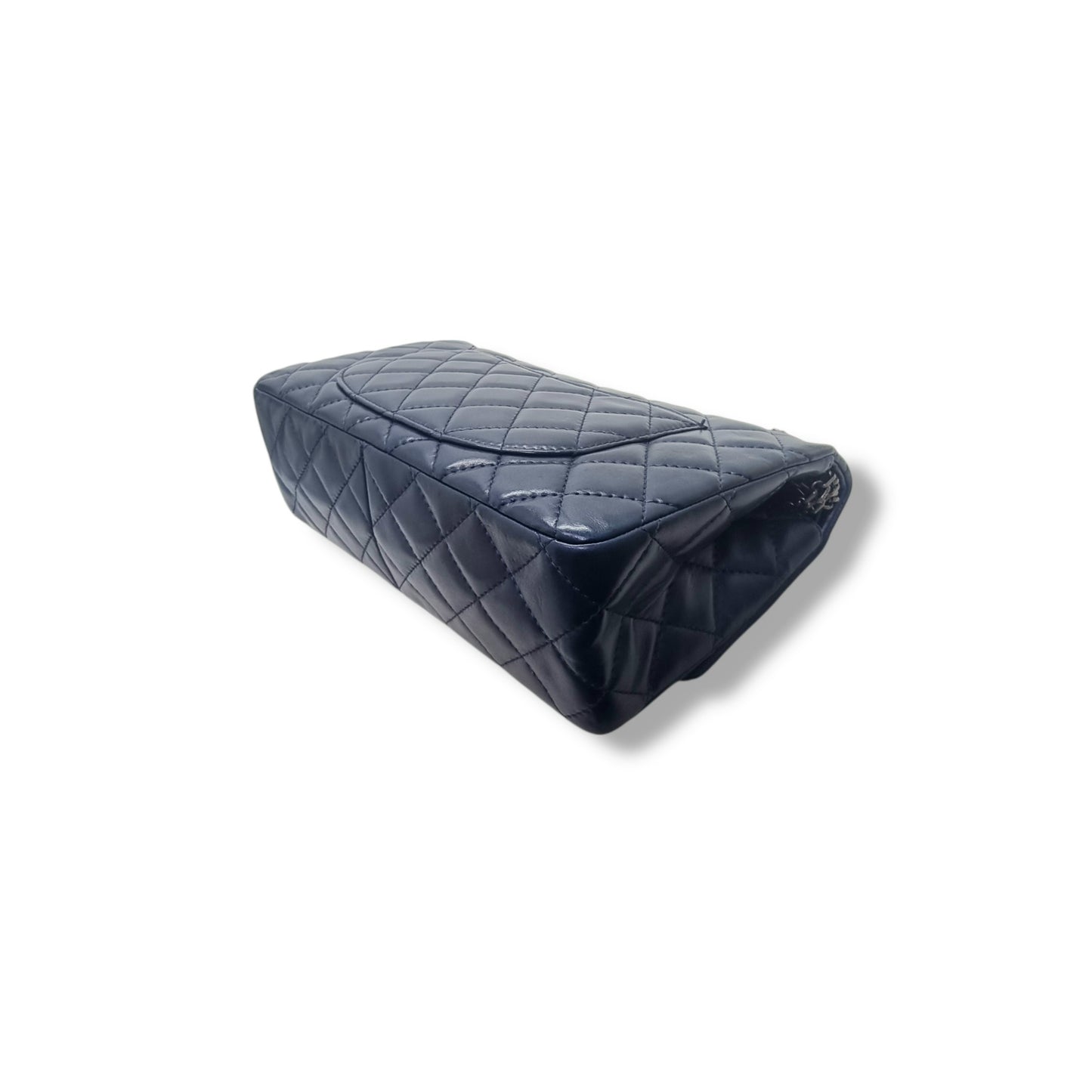 Chanel 2.55 Reissue 266 Lambskin Shw (Navy Blue)