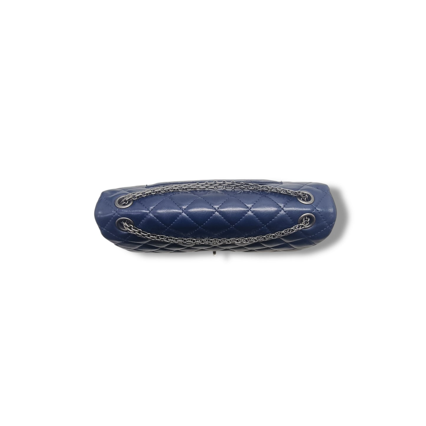 Chanel 2.55 Reissue 266 Lambskin Shw (Navy Blue)