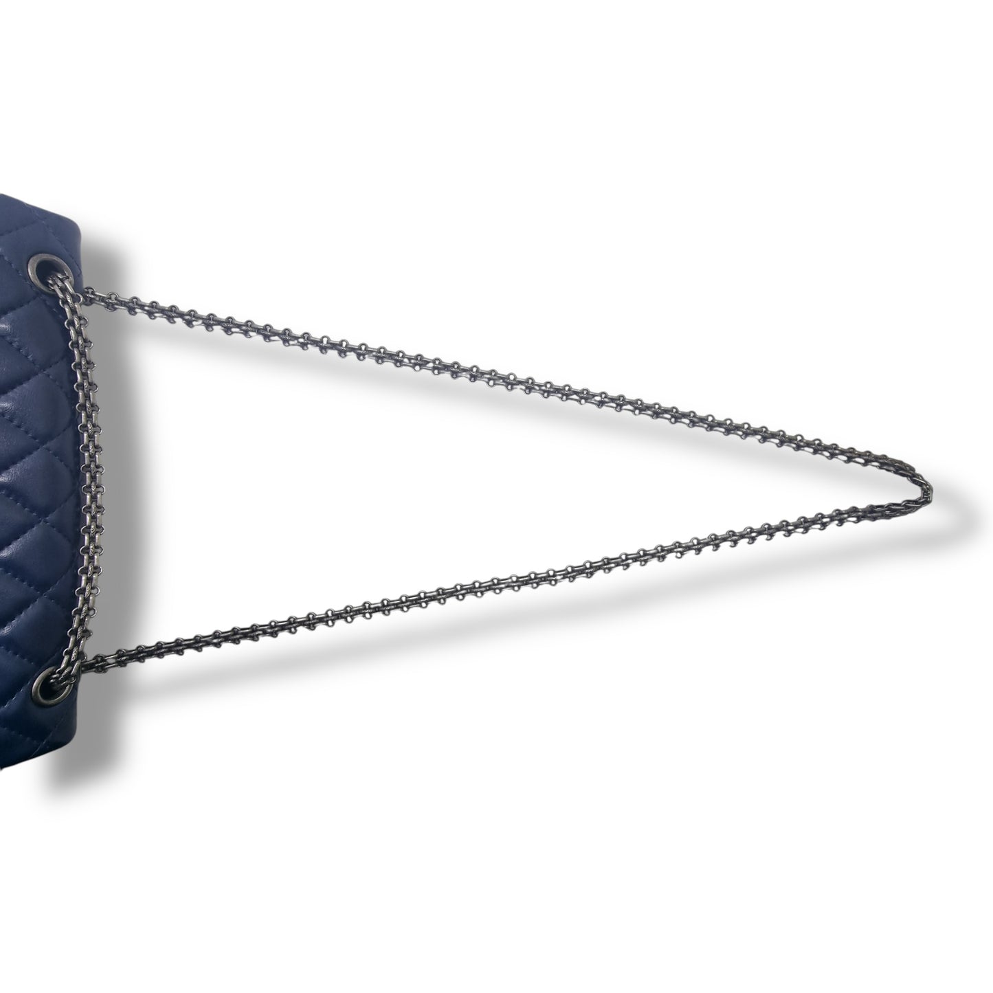 Chanel 2.55 Reissue 266 Lambskin Shw (Navy Blue)