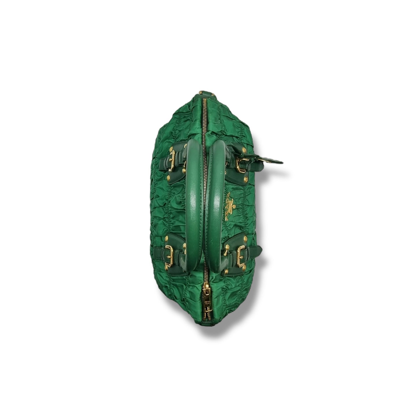 Prada Tessuto Gaufre Nylon Tote Bag Ghw (Mint Green)