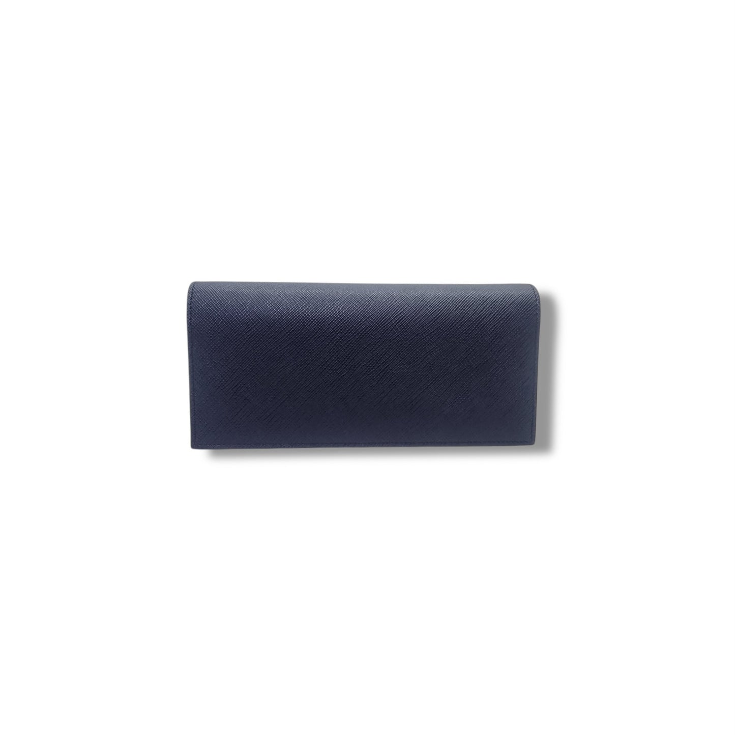 Prada 2MV836 Saffiano Leather Bifold Wallet ( Blue)