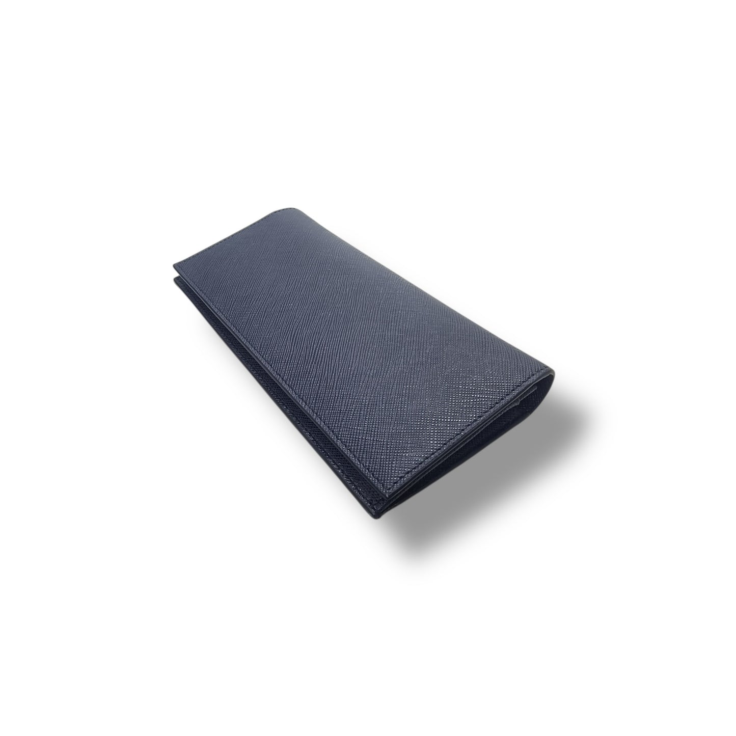 Prada 2MV836 Saffiano Leather Bifold Wallet ( Blue)