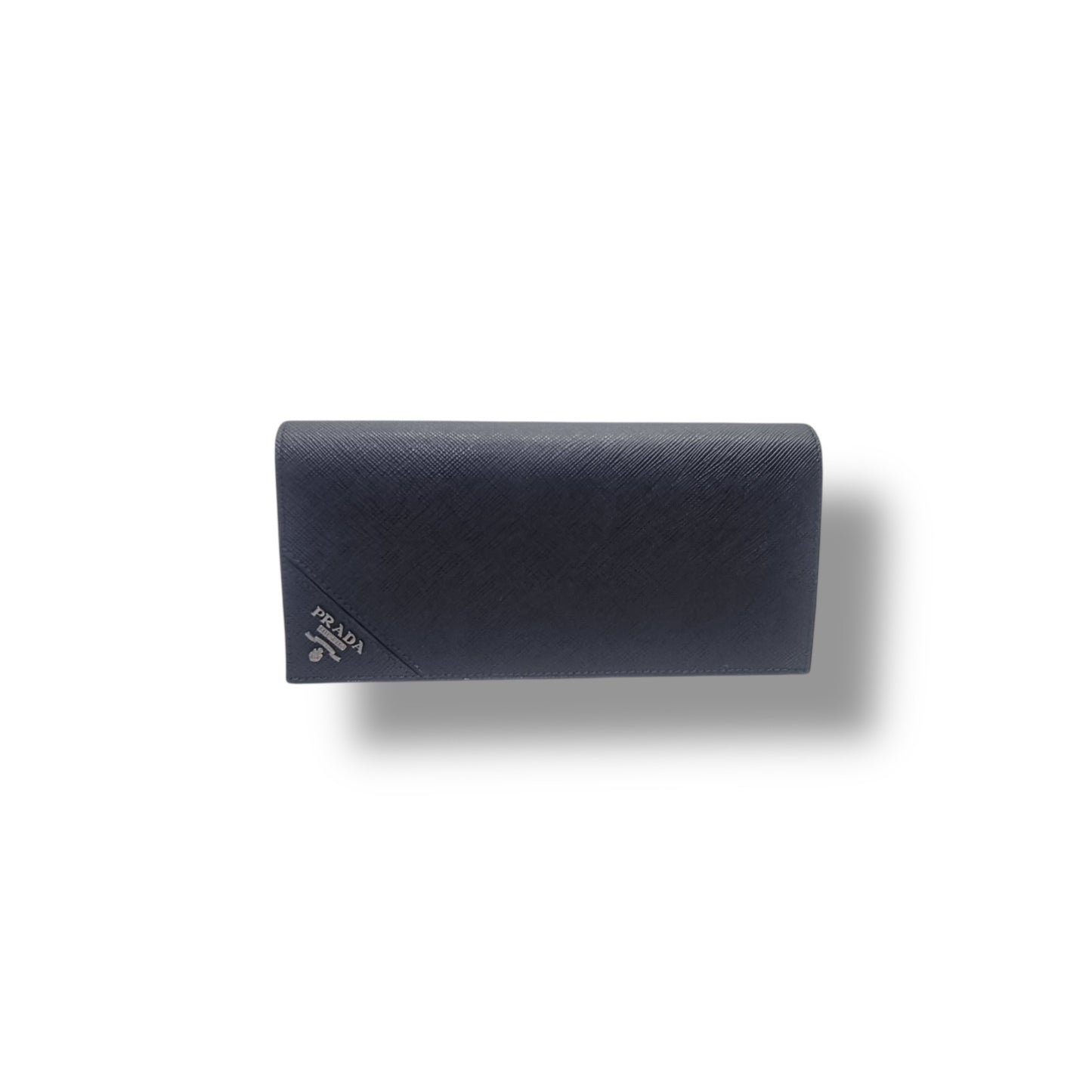 Prada 2MV836 Saffiano Leather Bifold Wallet (Black)