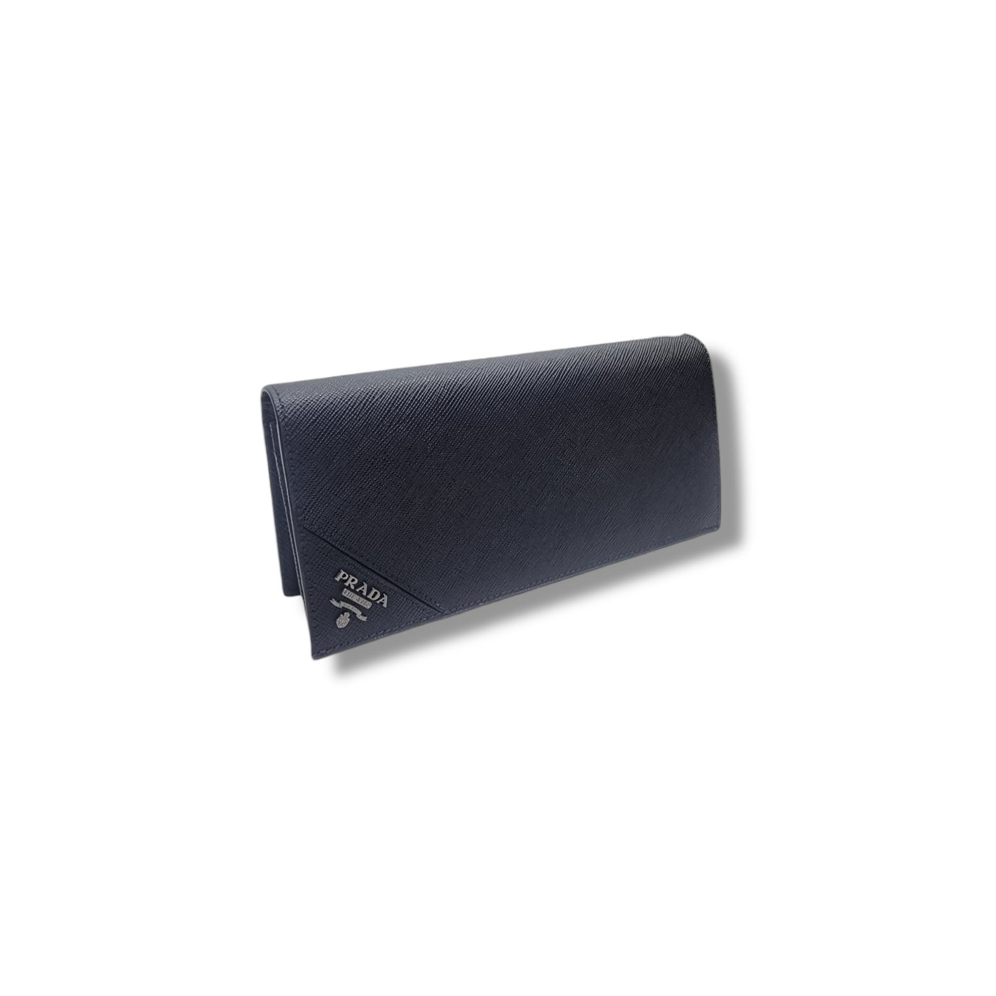 Prada 2MV836 Saffiano Leather Bifold Wallet (Black)